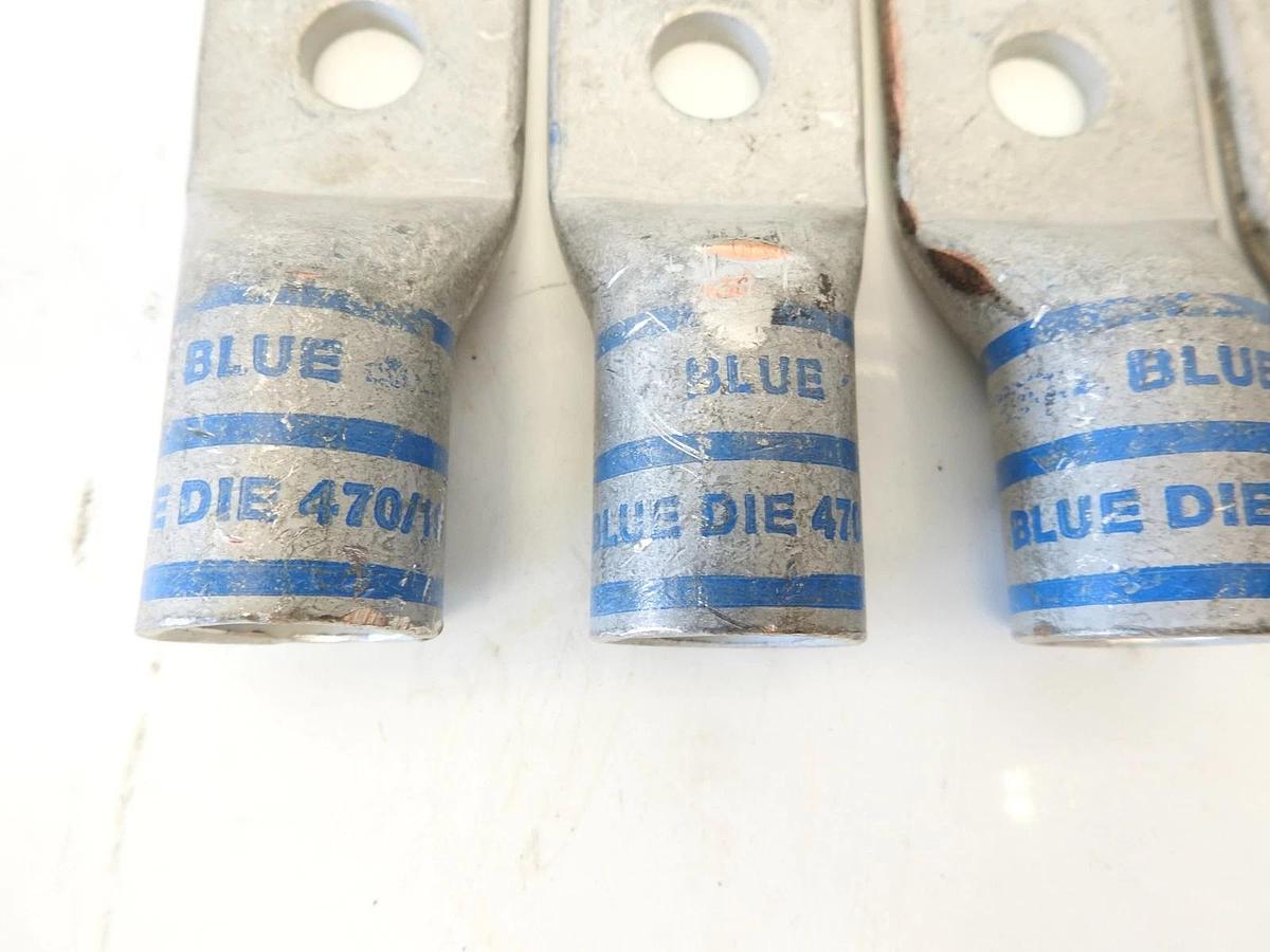 Lot Of 6 Genuine Burndy Blue DIE 470/19 Compression Lug YAG34L2NTCFXTZ 350 Flex