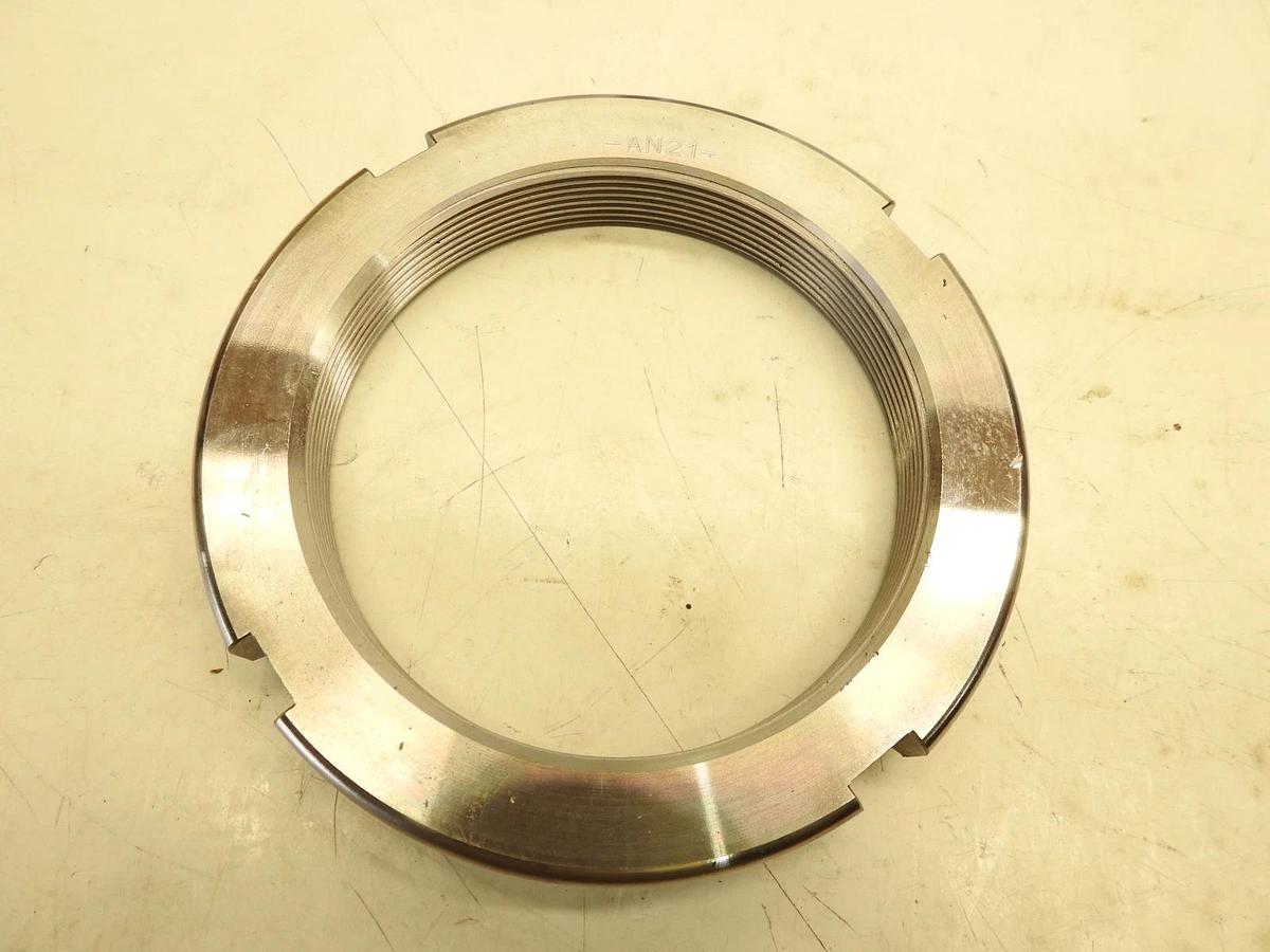 Lot Of 11 AN21 Bearing Lock Nut 5-7/16" OD 5" Face Dia 3/4" W 4.122-12 Thread BO