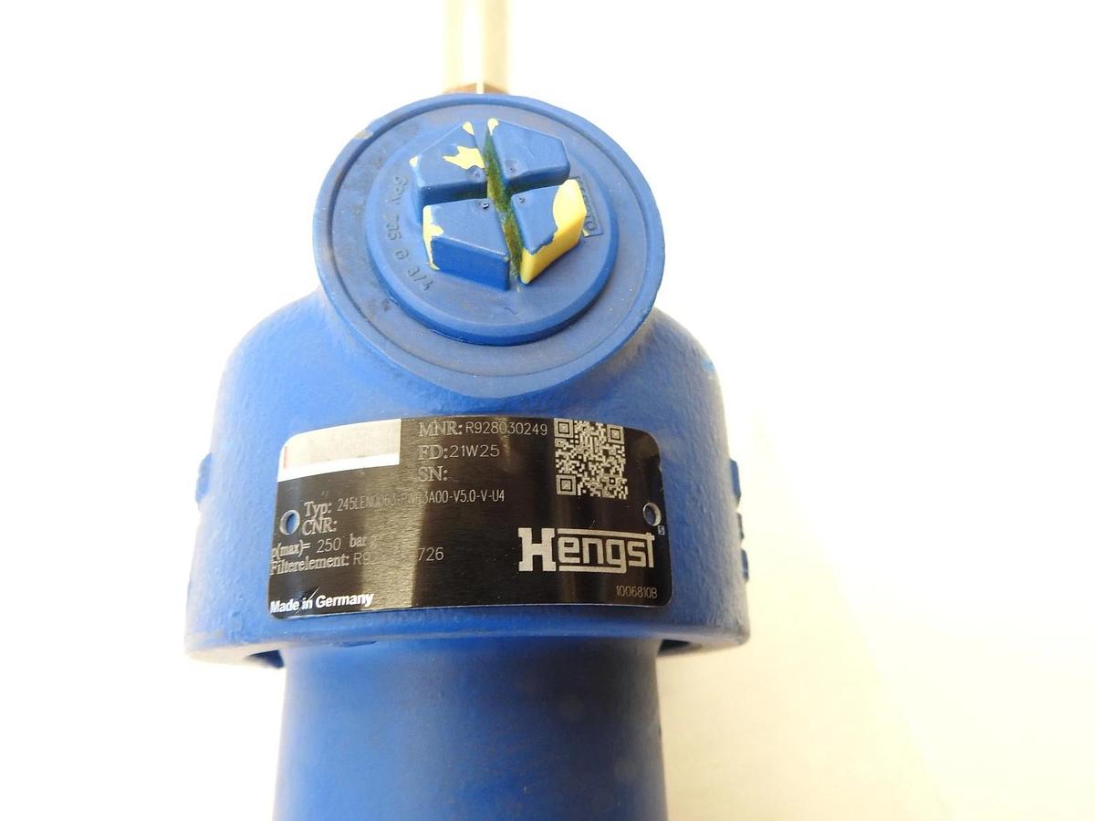 New Oem Rexroth R928030249 Hengst Inline Filter w/ Size 0063 Filter Element