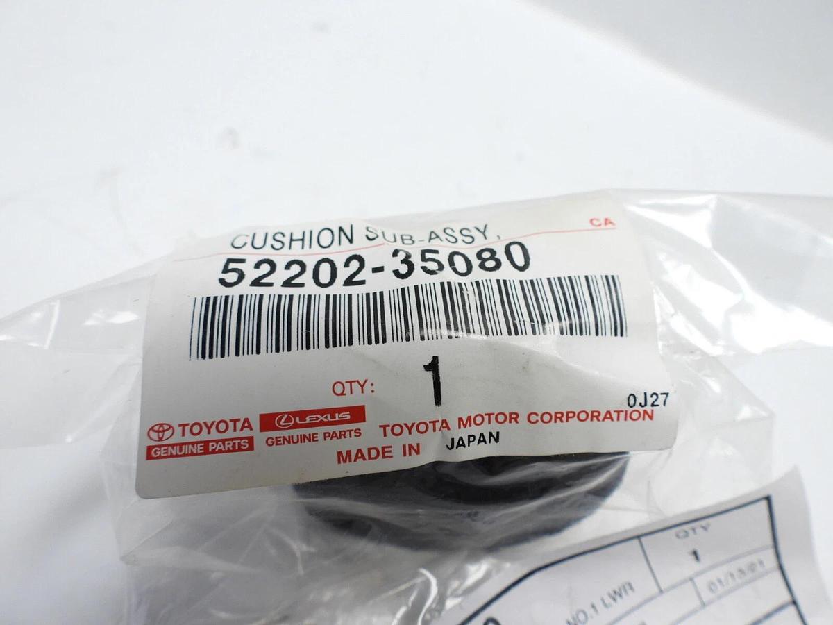 52202-35080 Toyota OEM Genuine CUSHIION SUB-ASSY, CAB MOUNTING, NO.1 LOWER