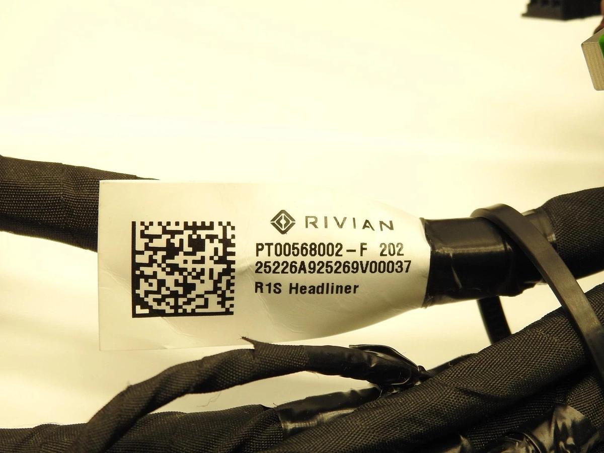 New Genuine Oem Rivian PT00568002-F 2022-2024 R1s Headliner Wiring Harness