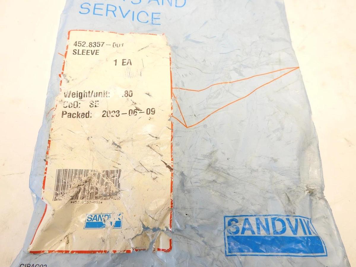 New Genuine Oem SandVik 452.8357-001 Sleeve