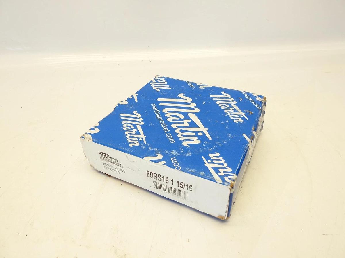 NEW MARTIN 80BS16 CHAIN SPROCKET 1-15/16" BORE