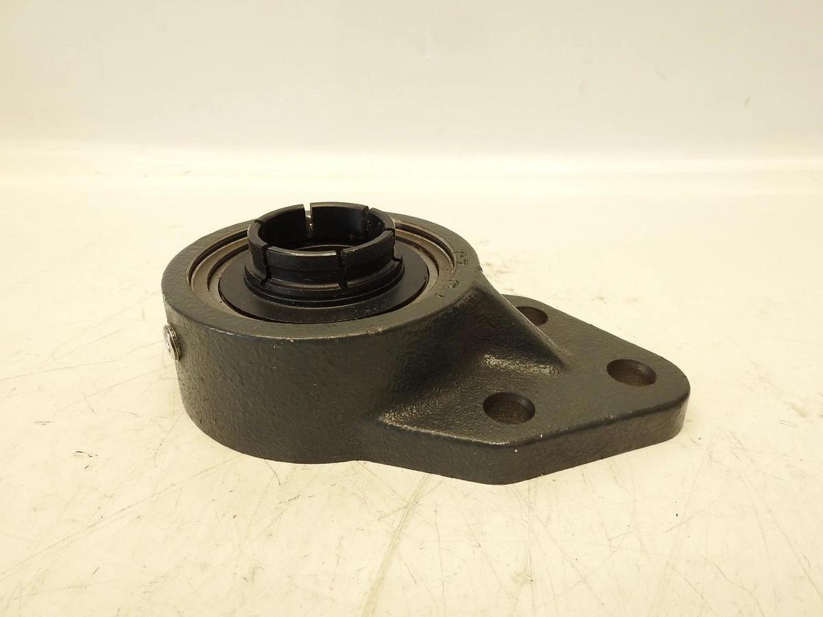 SEALMASTER FBMH-23T Flange-Mount Ball Bearing Unit - 3-Bolt Bracket, 1-7/16 in