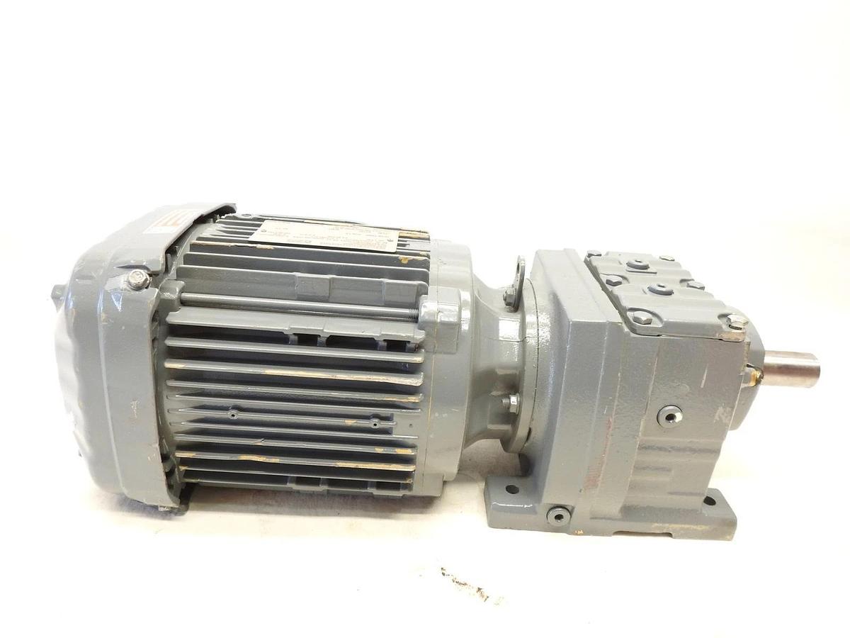 New Sew EuroDrive R37 DRN90SP4 Gear Motor 60Hz 70.8424854301.0001.24.21