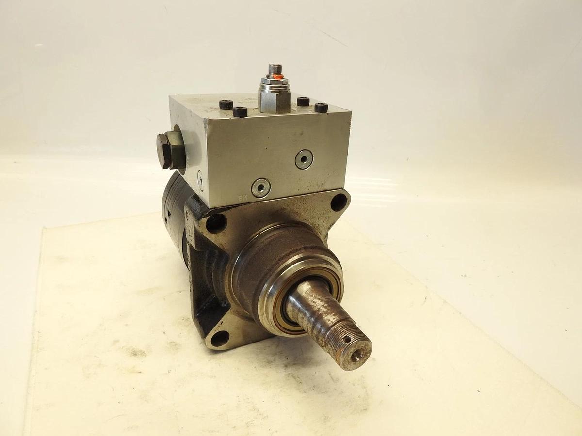 New Oem Parker tf0280jk080habl Hydraulic Motor With Parker IC-5537 Valve Block