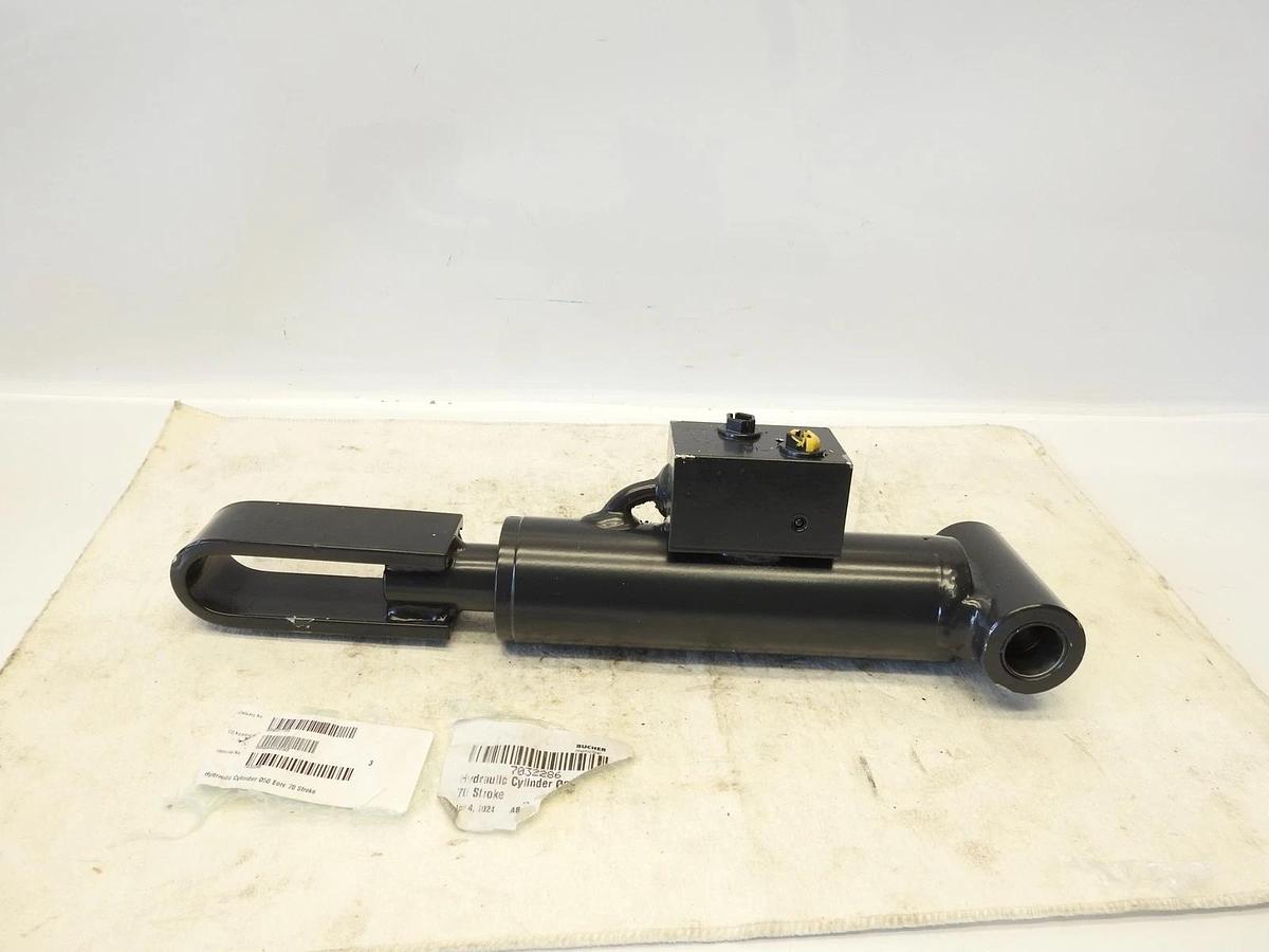 New Oem Bucher 7032286 Hydraulic Cylinder Ø50 Bore 70 Stroke