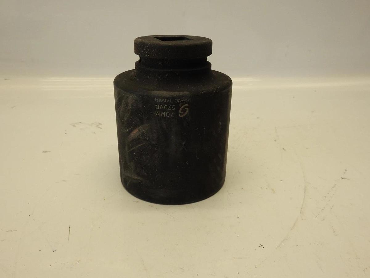 Genius Tools 3/4" Dr. 70mm Impact Socket (CR-Mo) - 645270