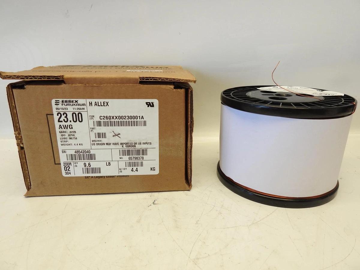 Essex 23AWG Heavy Allex Copper Magnet Wire (Superior to H200) 10Lb spool