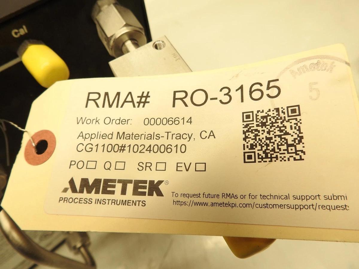 New Genuine Applied Materials Ametek Drycor CG1100-RTP Oxygen Analyzer CG1100