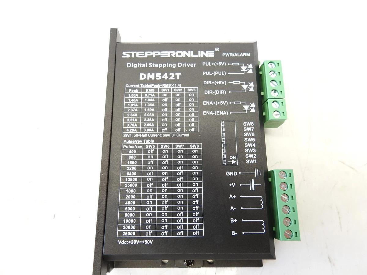 STEPPERONLINE Digital Stepper Motor Driver 1.0-4.2A 20-50VDC for Nema 17, 23, 24