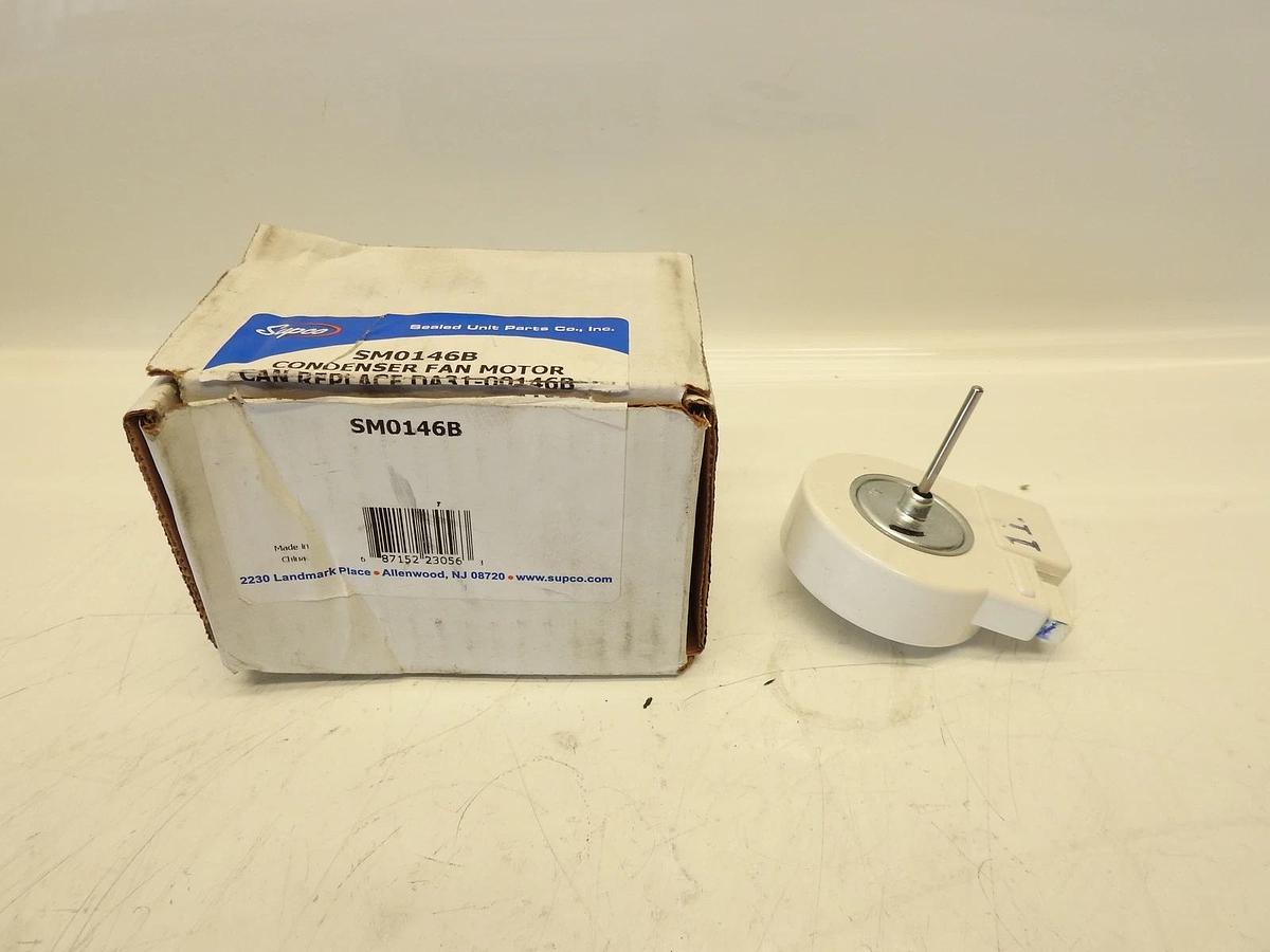 Supco Condenser Fan Motor SAMSUNG AP4136568 DA31-00146B SM0146B New Motor Tech