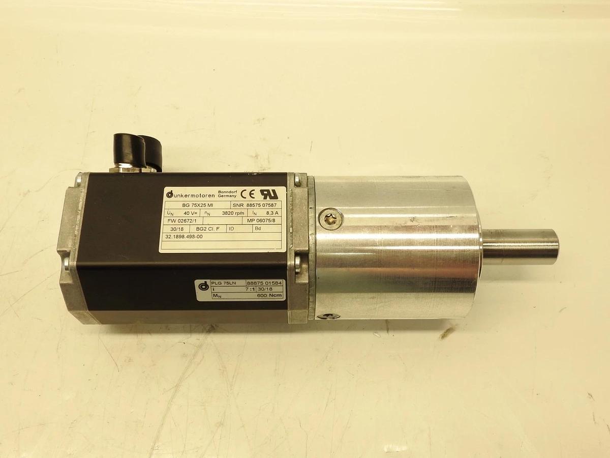 Dunkermotoren BG 75X25 MI Servo Motor  8857507587 3820rpm