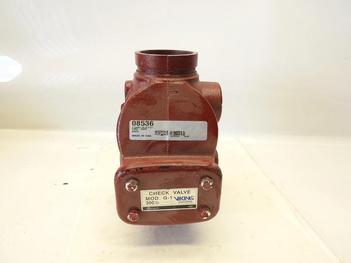 GENUINE VIKING 3" GROOVE x GROOVE CHECK VALVE MODEL G-1 250 PSI PART NO. 08536