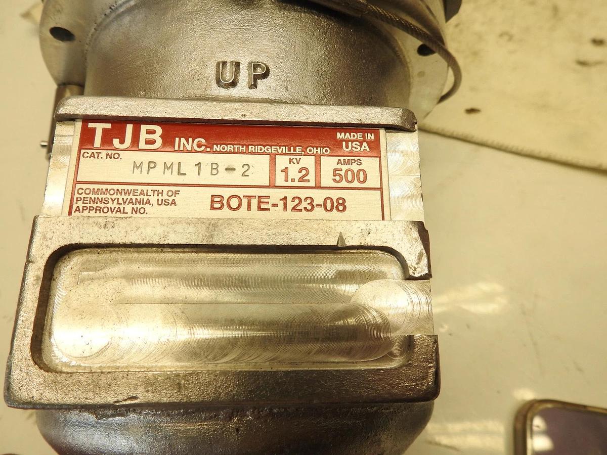 New TJB inc Coupler BOTE-123-08 MPML1B-2  1.2 KV  500 AMPS