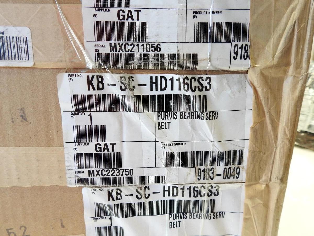 Lot Of 5 Gates KB-SC-HD116CS3 Wedge Belt for Purvis Industries Bearing Service B