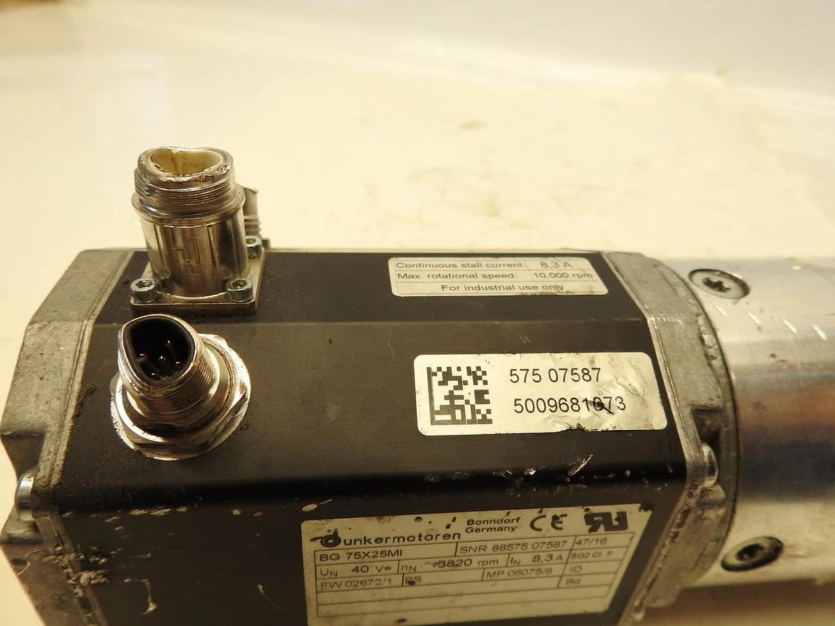 Dunkermotoren BG 75x25mi Servo Motor With Gearbox 3820rpm