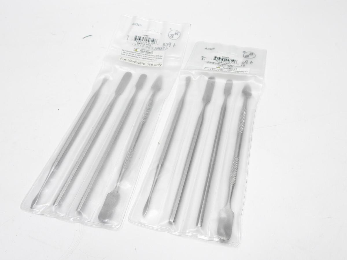 Lot Of 2 4pc STAINLESS STEEL SPATULA SET DD-301