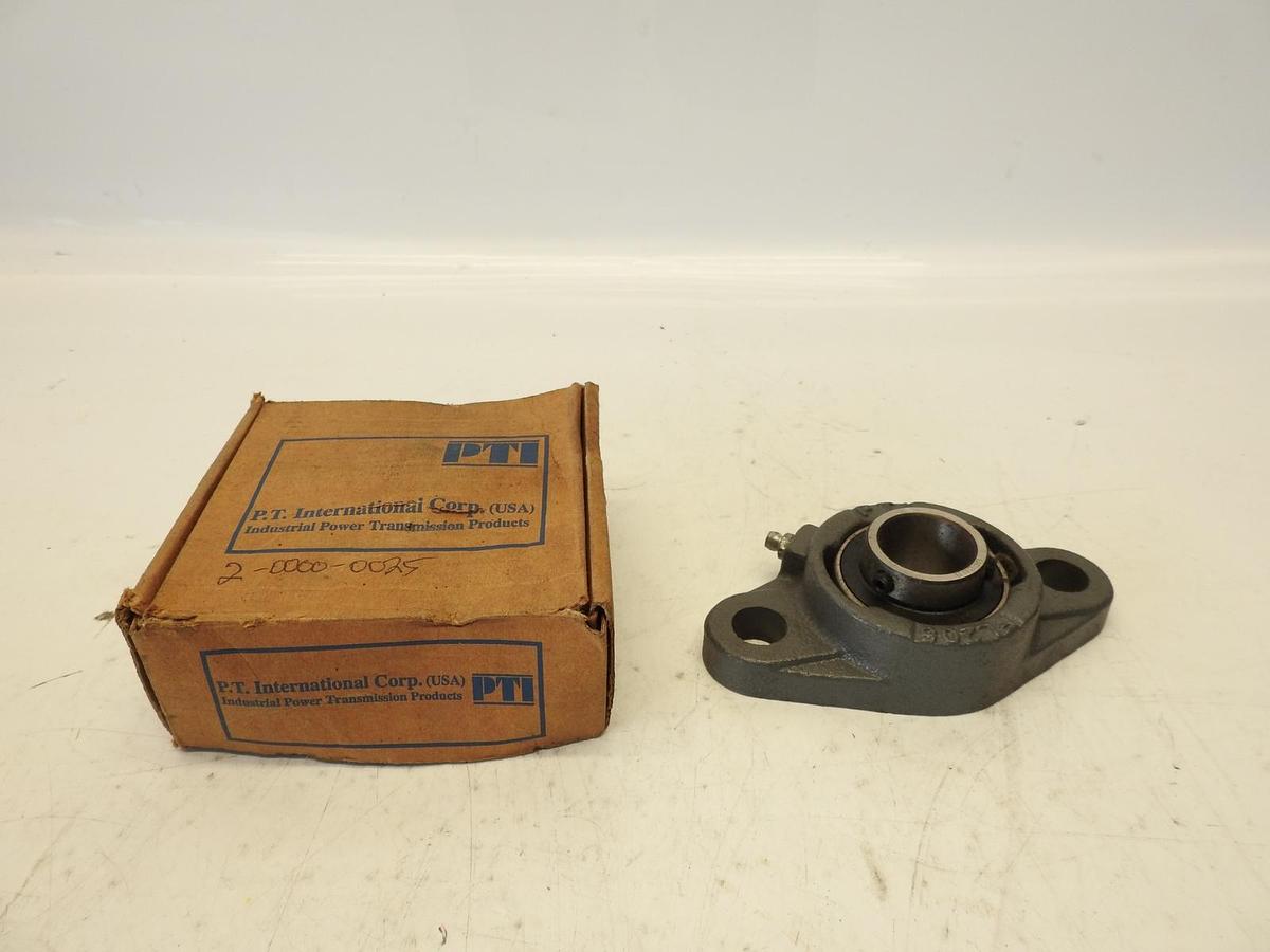 PTI UCFL205-25MM 2-BOLT FLANGE BEARING-25MM UCFL 200 SILVER SERIES