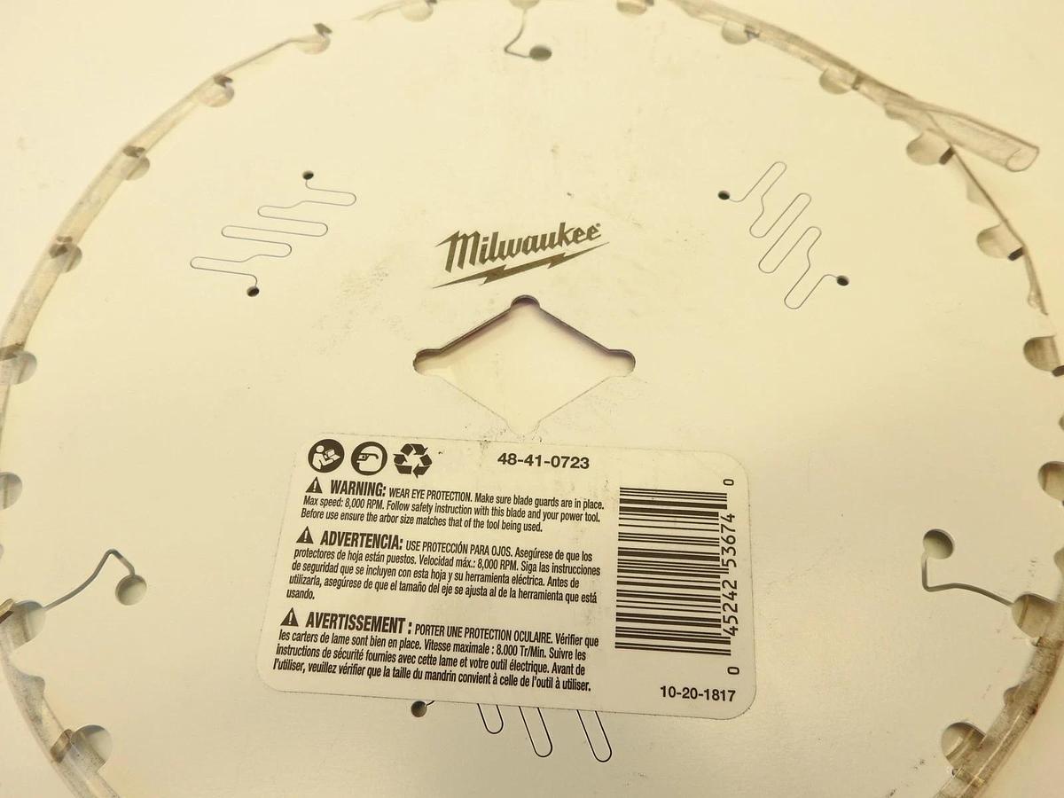 Milwaukee Circular Saw Blade 7-1/4 Inch Framing Wood Blade 48-41-0723