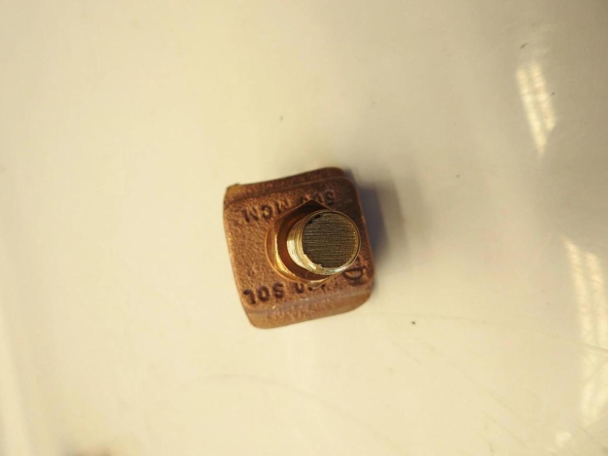 10 Pack NEW 500 MCM Brass Cable Fitting 1/0 SOL