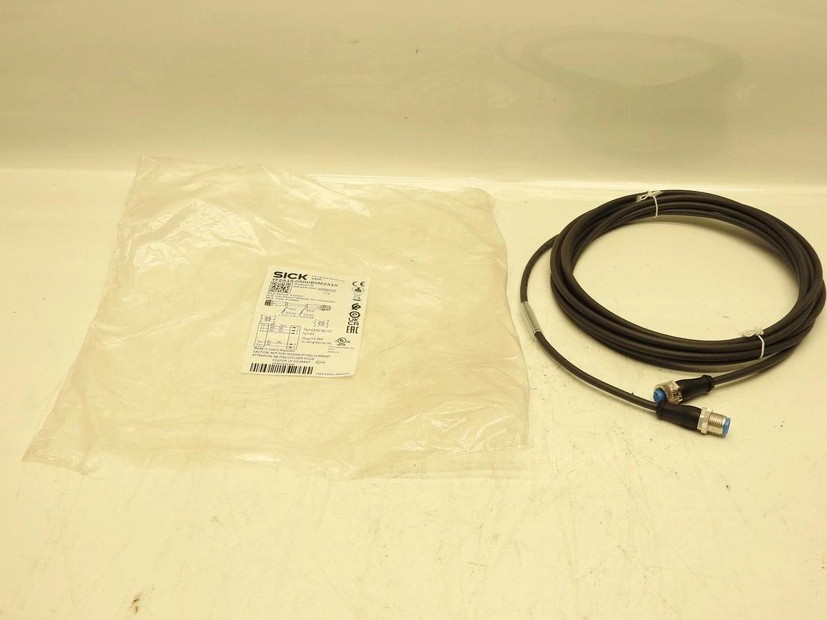 SICK YF2A15-050UB5M2A15 (2096010) Connection Cable, M12, AWG22, 5M, Unshielded