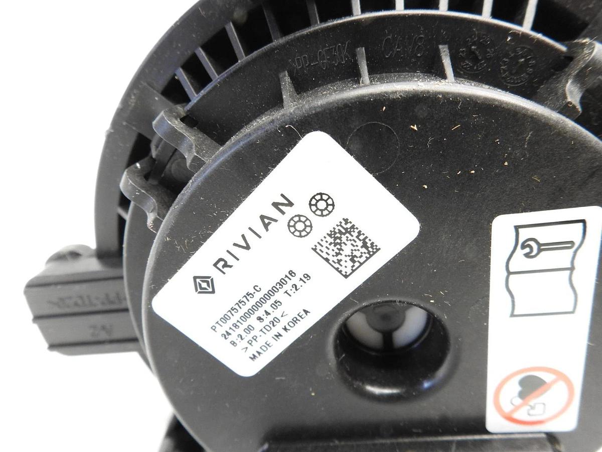 Oem Rivian PT00757575-C 2022-2025 R1S Rear HVAC A/C Heater Air Blower Fan Motor