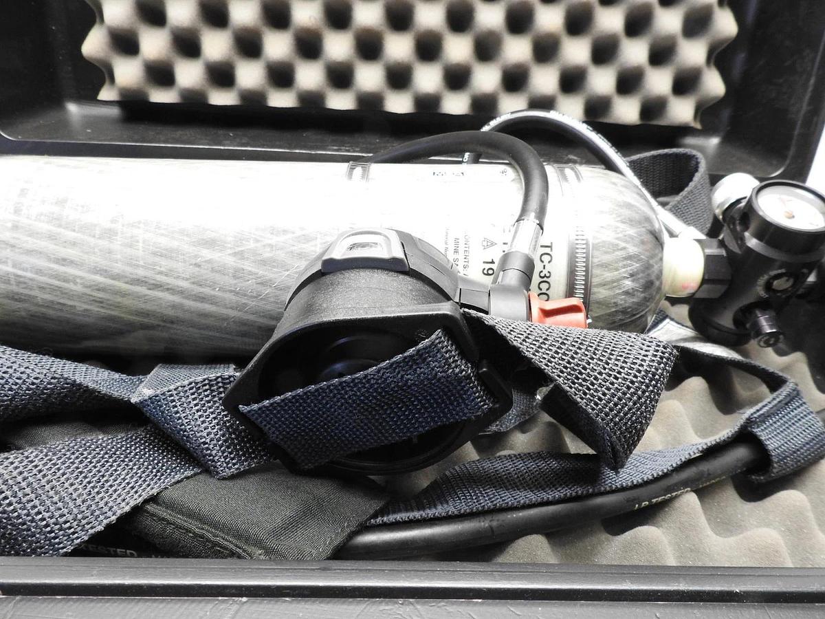 Genuine MSA 15 Minute Escape Pack with Carbon Cylinder