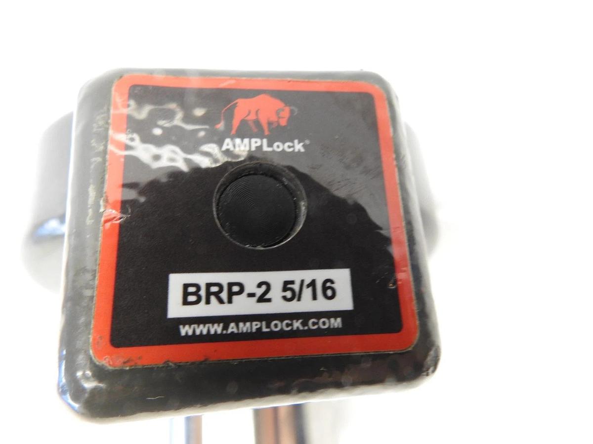 NEW AMPLOCK RV/Trailer Coupler Lock BRP-2 (fits 2 5/16 inches Coupler) NO KEYS