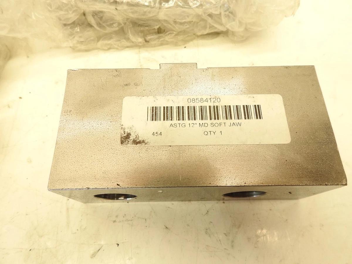 Lot Of 4 H&R Manufacturing Square Soft Lathe Chuck Jaw 08584120 ASTG 12" MD 454