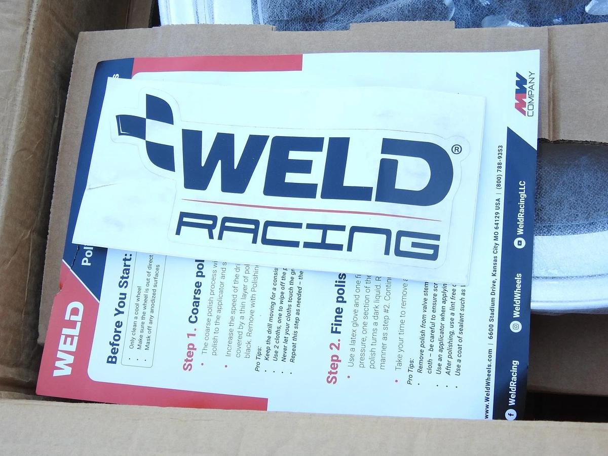 New Weld 71HB8050A21A RT-S S71 Forged Aluminum Black Anodized Wheel