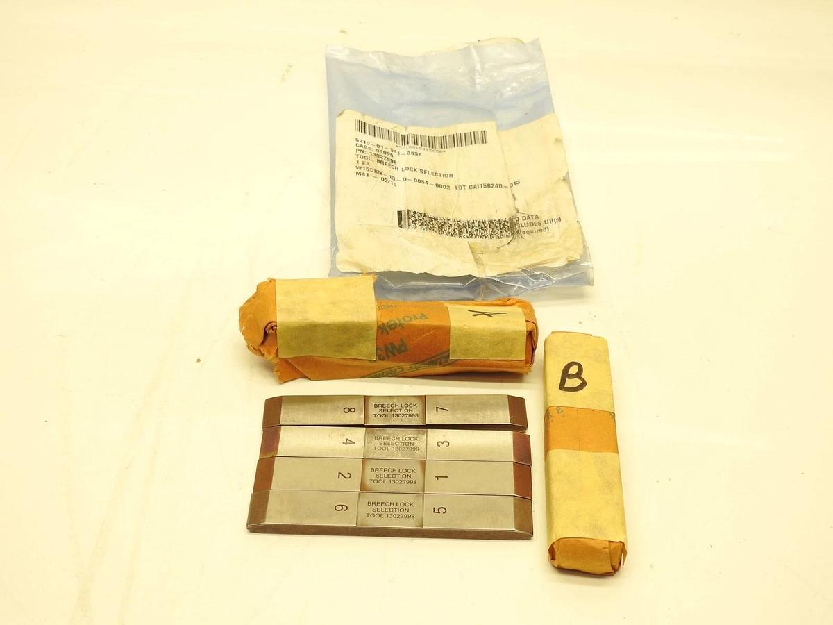 New Breech Lock Selection Tool Gage Block Set 13027998 01-541-3656 3442