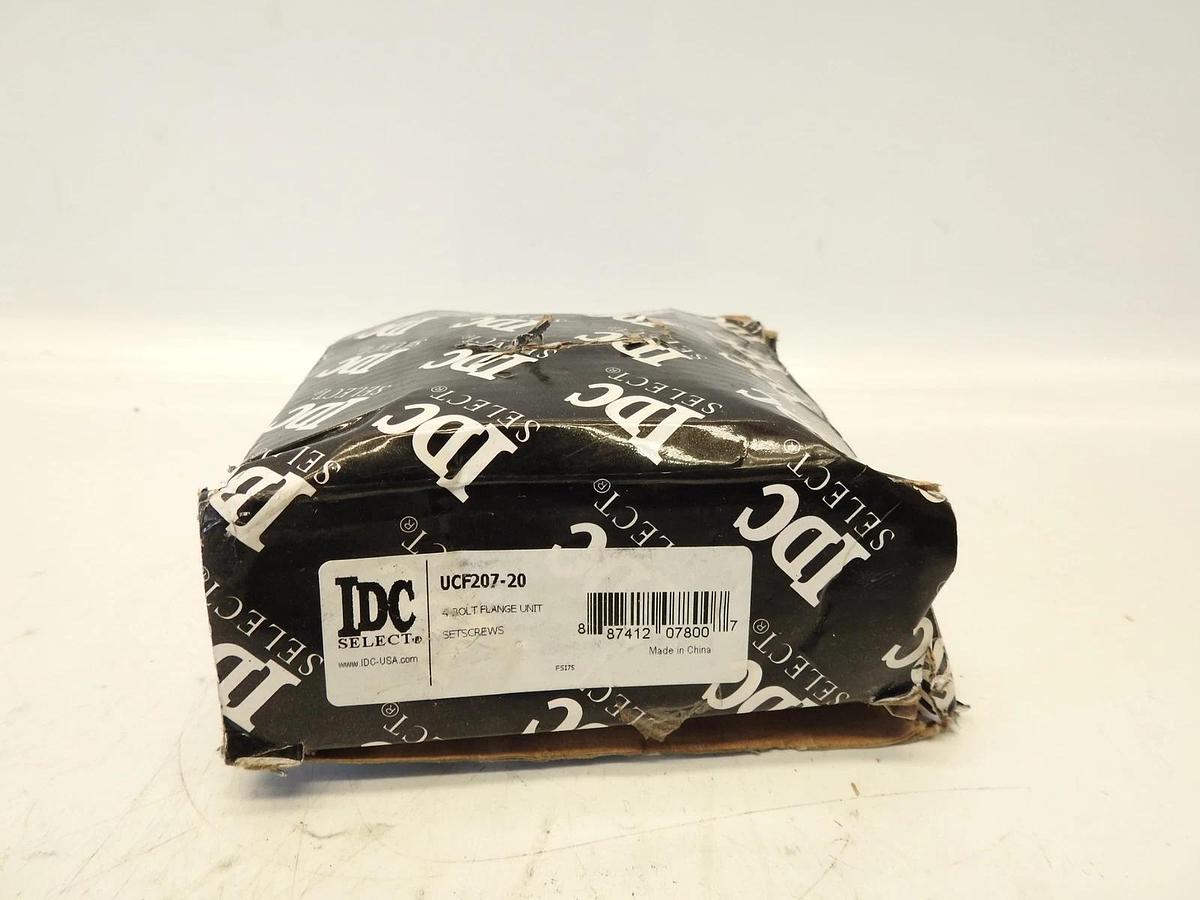 New IDC Select, UCF207-20, 1 1/4" 4-Bolt Flange Unit