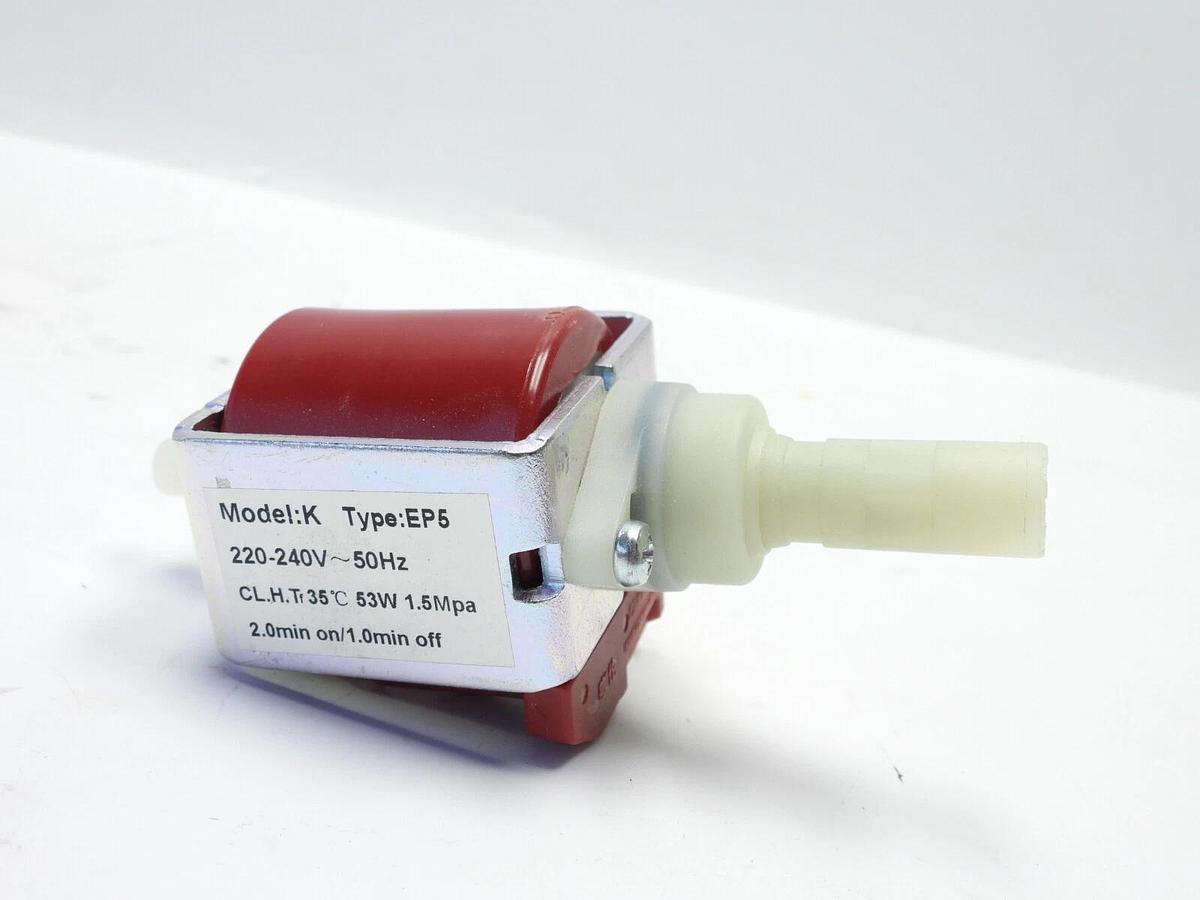 New EP5  Model K Water Pump 220-240V 53W 2 Min On/ 1 Min Off For Coffee Machine