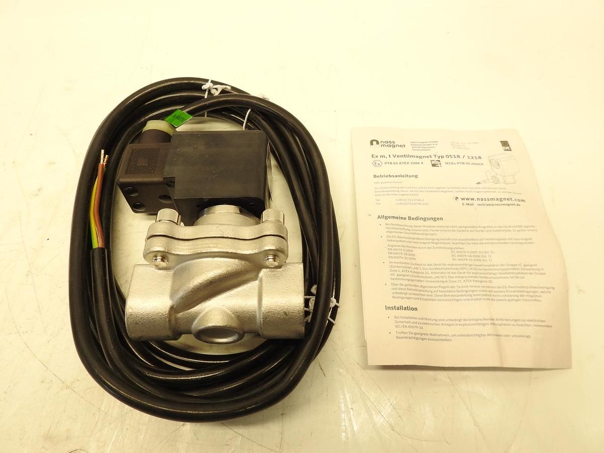 Nass Magnet Solenoid Valve Model 0518/1218