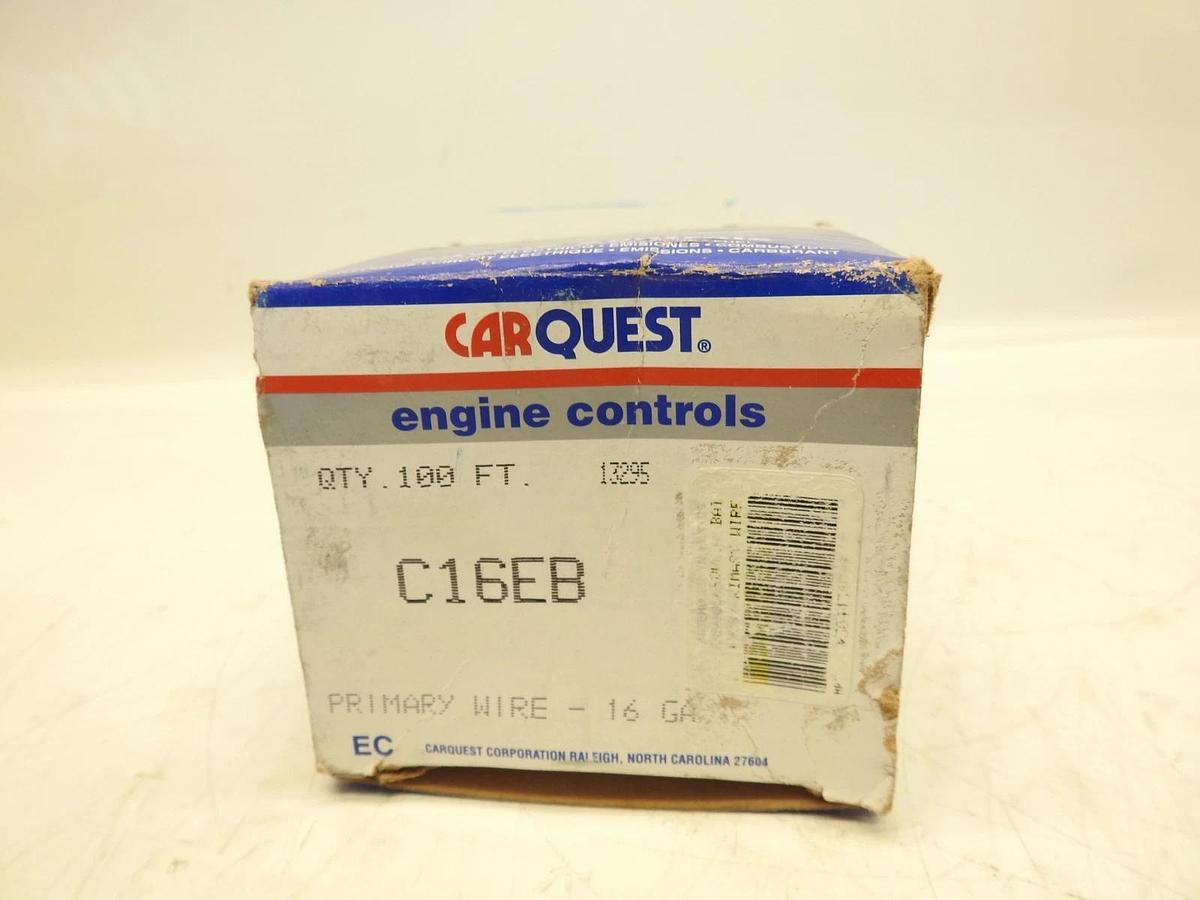C16EB Carquest Automotive 16 Gauge 100 Foot Roll Of Primary Black Wire