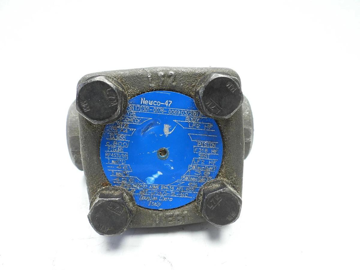 NEWCO-47 S. CHECK VALVE 3/4" CLASS C.800
