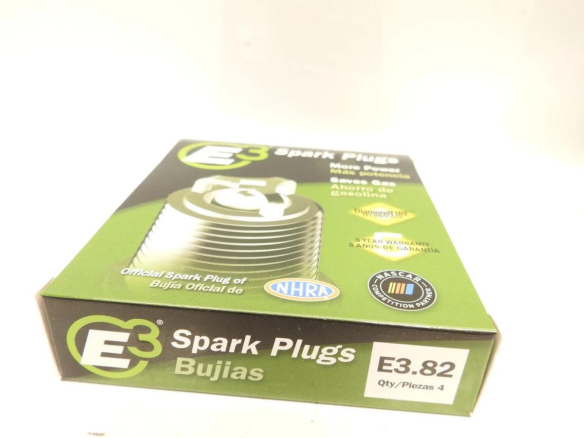 New Genuine E3 Spark Plugs E3.82 - Set of 8 Spark Plugs