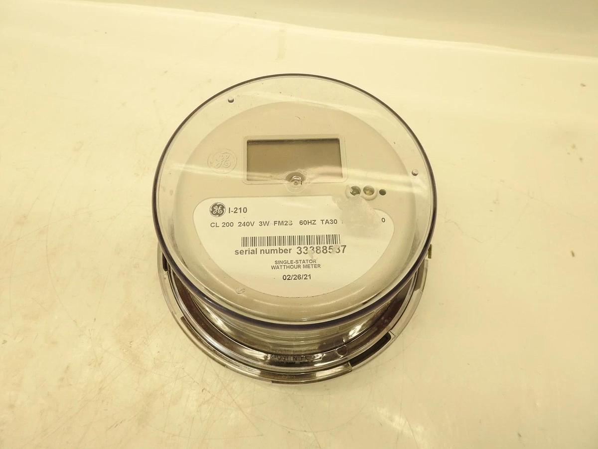 New Oem GE I-210+ Watthour Smart Electric Meter CL200 240V 3W FM2S
