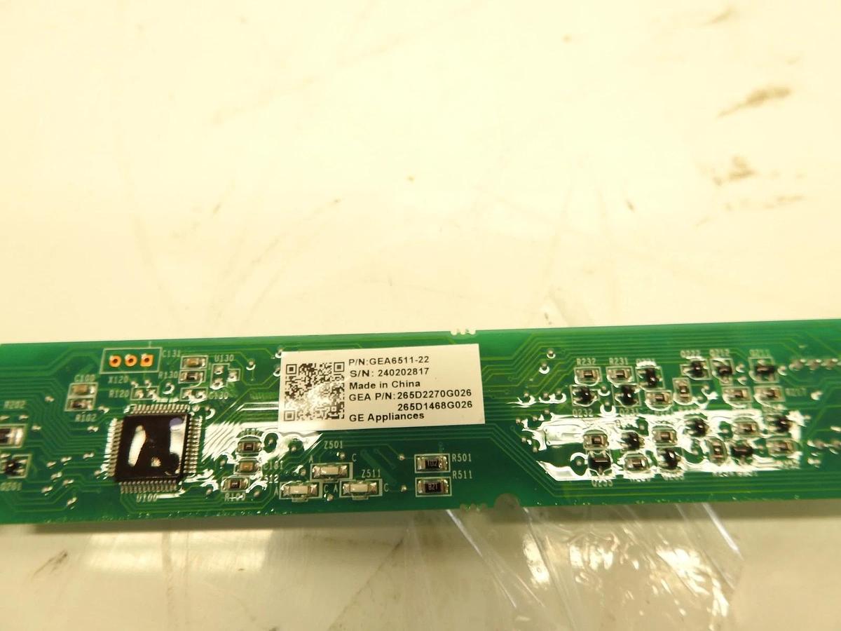 New Oem GE 265D2270G026 GEA6511-22 Dishwasher Display & Control Board