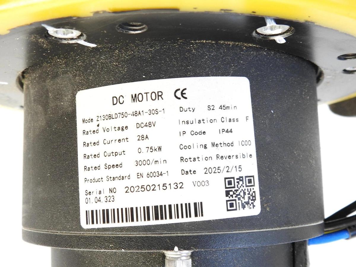 New Drive Motor and Wheel Assembly for Big Joe Z130BLD750-48A1-30S-1 SEB0.4 24V