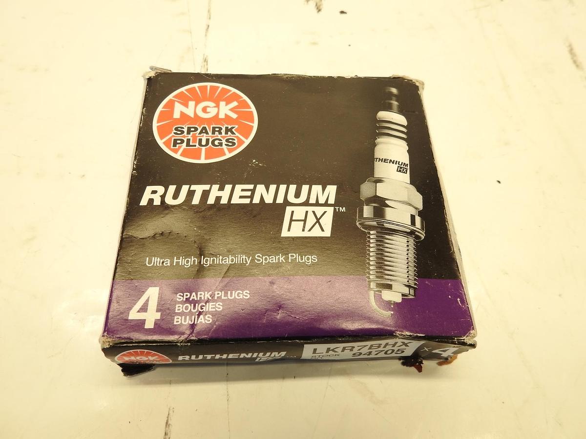 NGK (94705) LKR7BHX Ruthenium HX Spark Plug - Set of 4 | Aftermarket Branded
