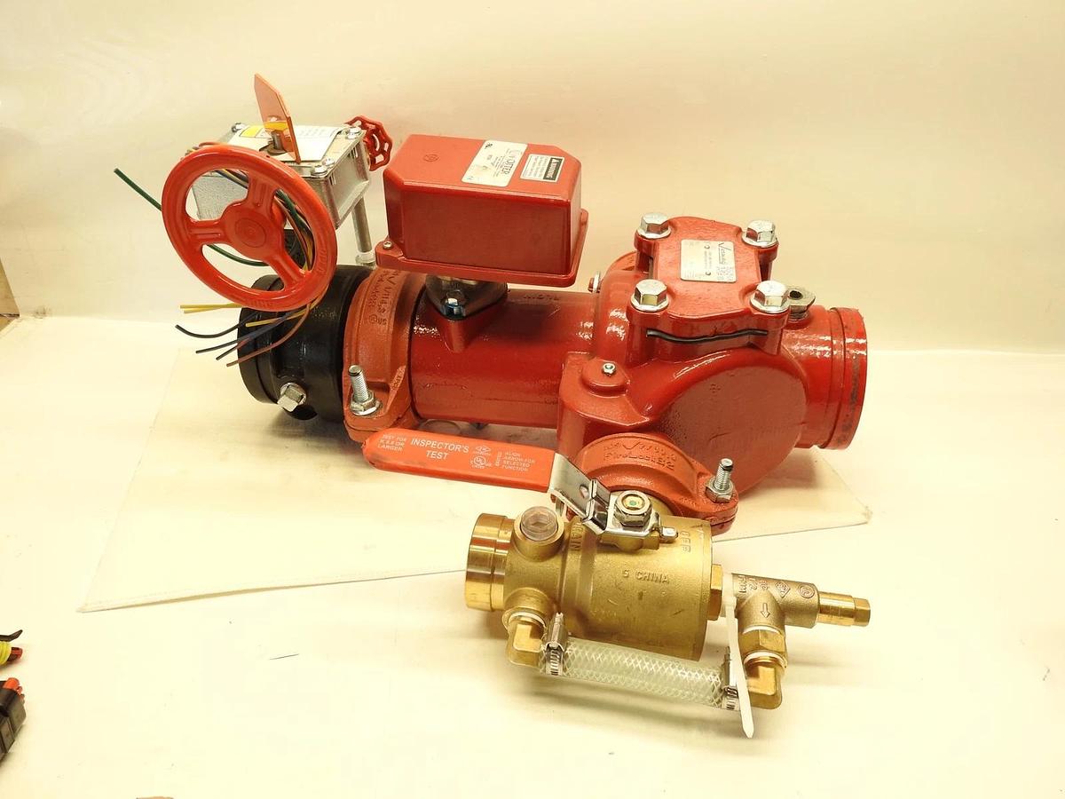 New Victaulic S040UMC101 w/ Potter VSR-M 4" Manifold Check Valve Series