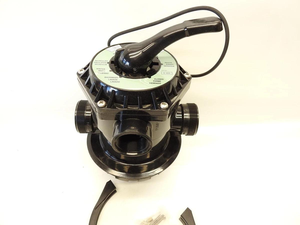 Pureline 6 Way Top Mount Pool Sand Filter Backwash Valve, 647304071000 PL0774