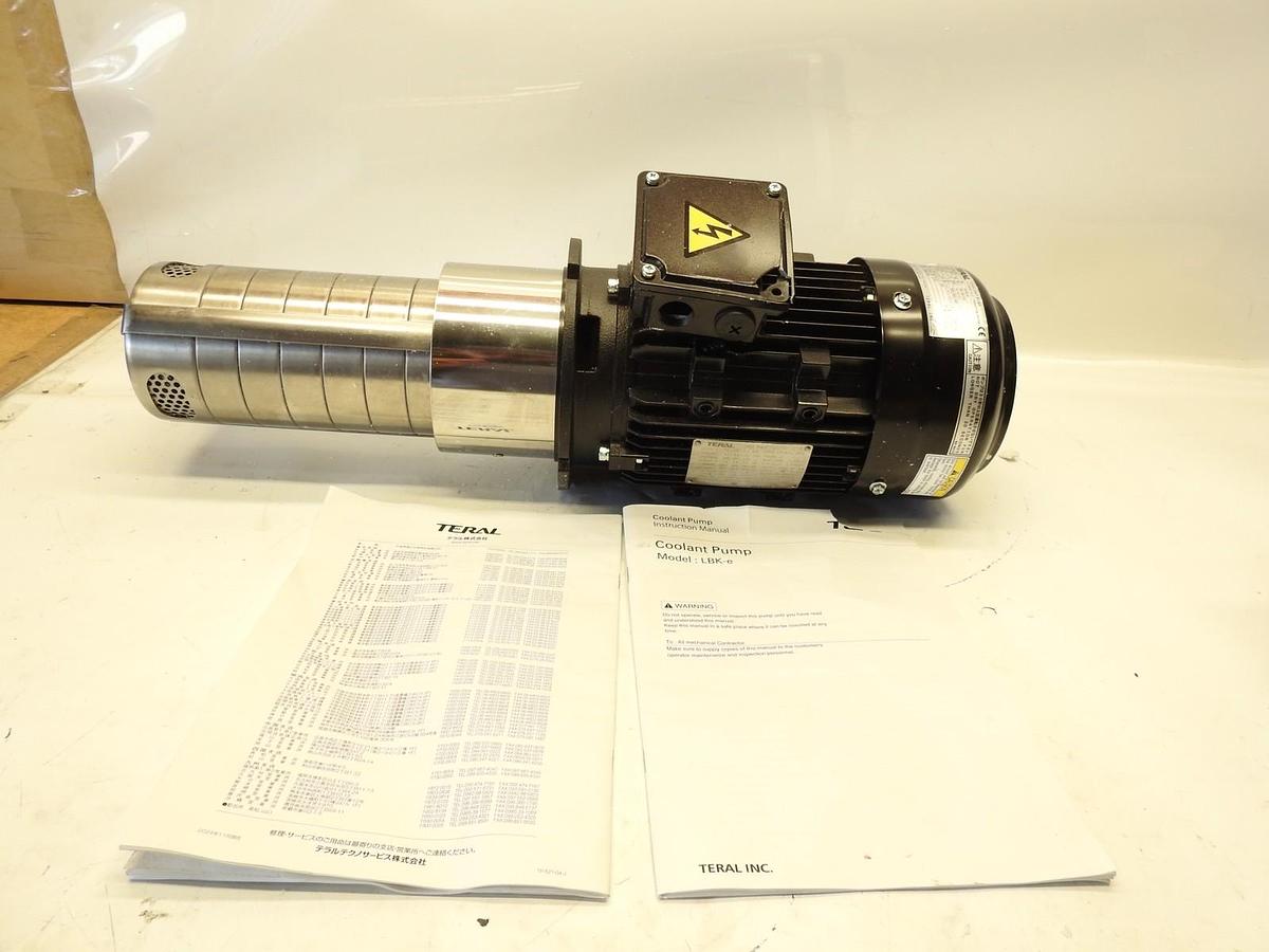 New Genuine Teral LBK4-70/6-E Coolant Pump 50/60Hz 200/230V