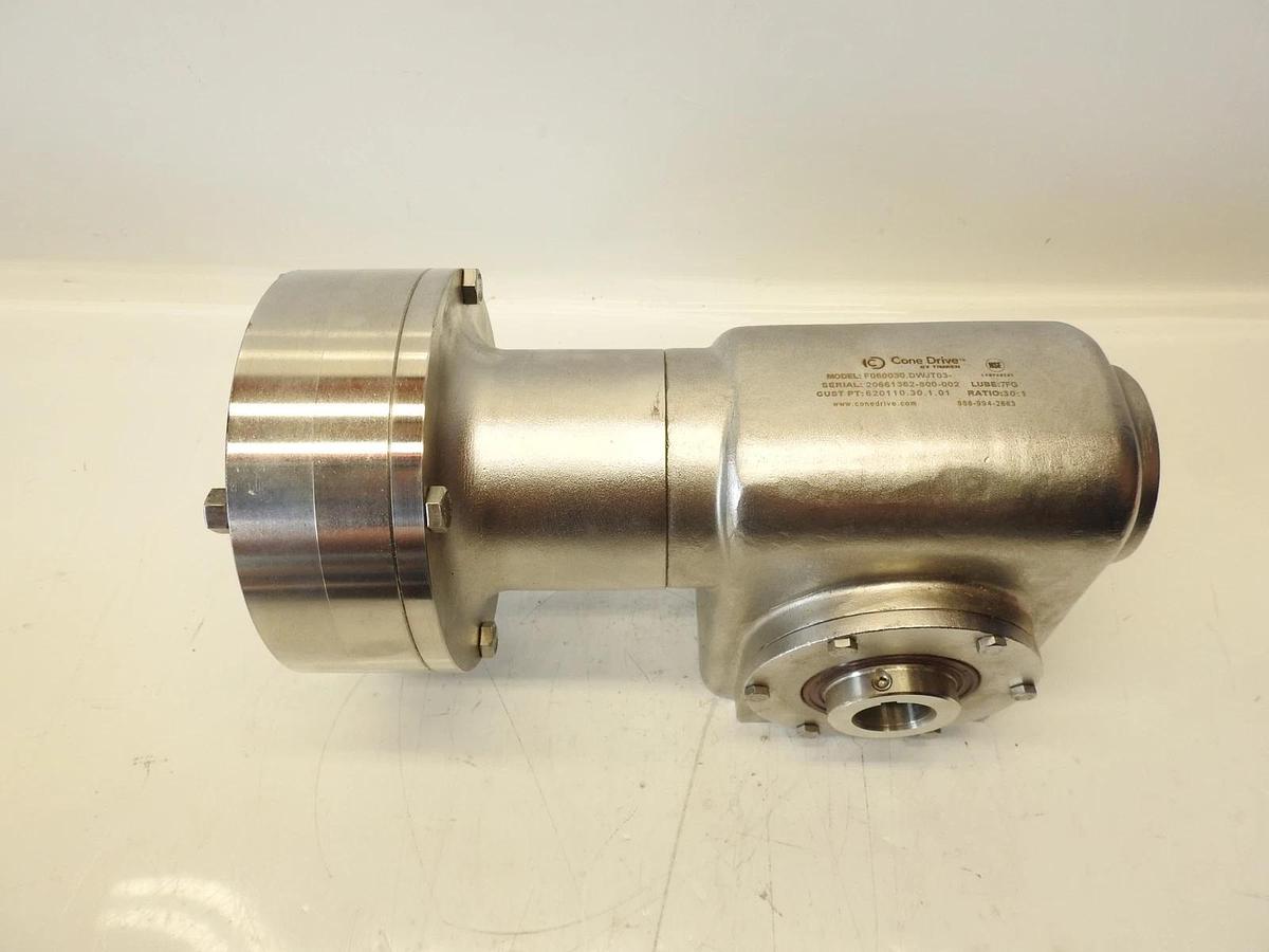 New Genuine Cone Drive Stainless Steel Gearbox F060030.DWJT03 30:1 LUBE:7FG