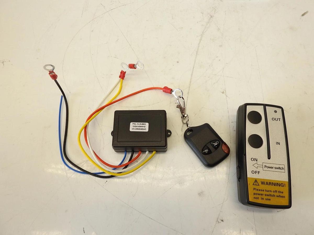 Royitay Wireless Winch Remote Control Kit for Truck Jeep ATV DC 12V 433MHZ