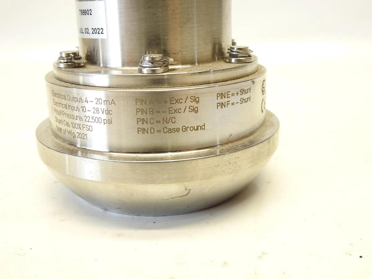 New GP:50 Weco Hammer Union Pressure Transducer Transmitter Model # 370ASBCA