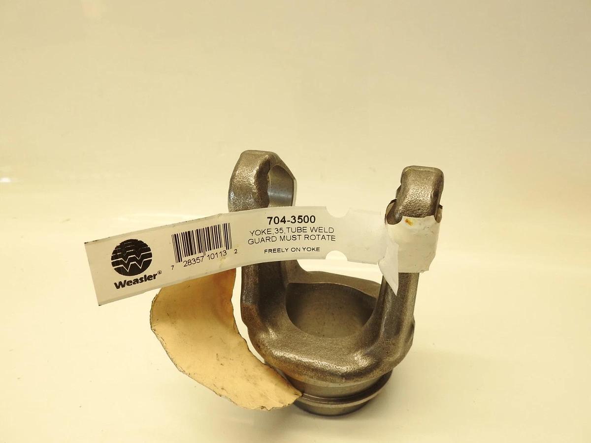 Weasler Tube Weld Round Bore Yoke Fits 2-1/2" Tube Size 0.125" MM Wall 35N