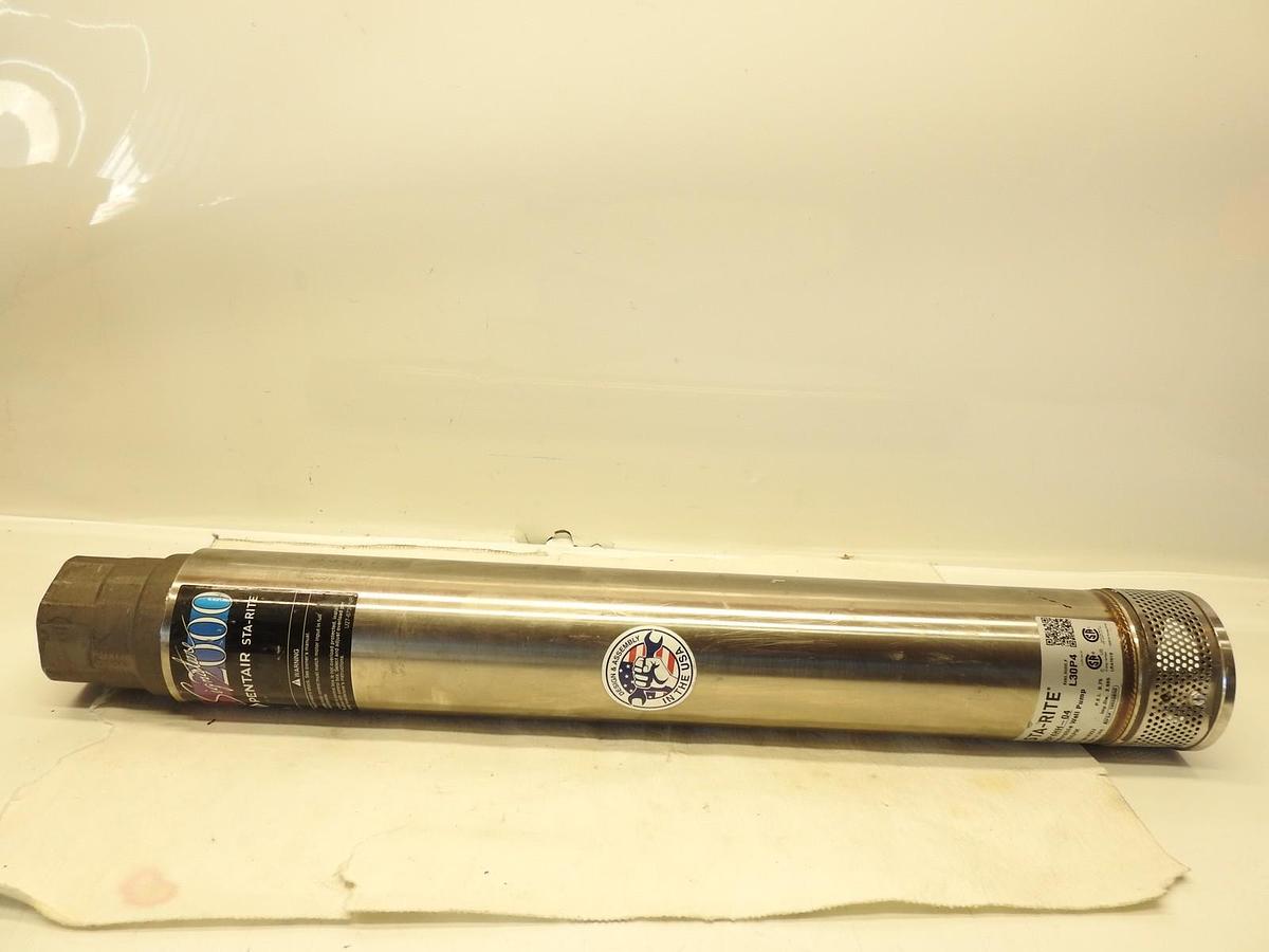 New Oem Pentair STA-RITE L30P4HH-04 4" Submersible Well Pump End, HS Series, 3 H